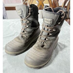 Ranger Thermolite Boots Mens Size 9 Gray Insulated Winter Snow Rubber Outdoor